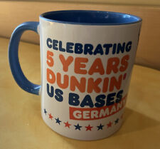 Vtg Dunkin’ Donuts Mug Cup Germany US Military Bases Ramstein RARE picture