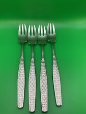 Dansk Designs Stainless IHQ Finland Variation IV Set Of 4 Dinner Forks 8”Diamond picture