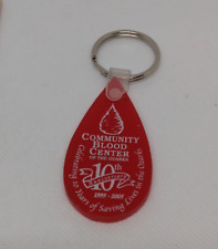 Community Blood Center of the Ozarks 10th Anniversary 1995-2005 Keyring picture