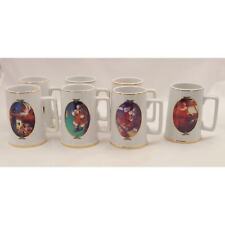 Vintage 1996 Coca Cola Santa Claus Christmas Mug Glass Collector Edition 7 Mugs picture