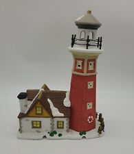 Copperfield Keepsake Lighthouse Porcelain Lighted House Christmas Village picture