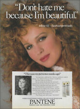 vintage PANTENE Shampoo 1-Page Magazine PRINT AD 1987 ROSIE VELA picture