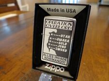 D-DAY 75TH ANNIVERSARY OPERATION OVERLORD ALLIES INVADE ZIPPO LIGHTER EXCLUSIVE picture
