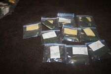 NOS lot of 10 vintage military Scovill brass zippers 10.5  inch non separating  picture