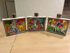 LEROY NEIMAN SIGNED 1979 SPORTS COMMEMORATIVE DECANTERS -SET OF 3 - SATINWOOD picture