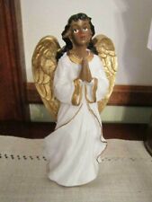  Angel Figurine Praying Greenbriar Dark Brown Skin African American Christmas picture