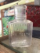 1880s ‘Teaberry’For the Teeth and Breath Toronto,R.S.Thomson.H-3 1/4 W-2 T-1 1/8 picture