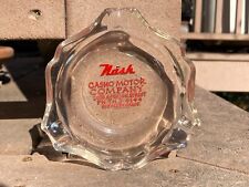 Vintage Glass Ashtray Nash CASHO Motor Dealership Berkeley California picture