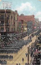 US Navy Sailors Parade May 27th Tacoma Washington 1910c postcard picture