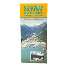 Vintage Skagway Air Service Juneau Alaska Visitor Guide Travel Brochure Pamphlet picture