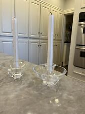 Pair Of  Vintage Steuben  Crystal Candlesticks picture