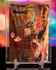 2022 Dragon Ball Super Anniversary Card SS Goku PremiumTextured Gold Foil EL picture