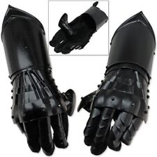 Conquest Armor Gauntlets Black Gloves Mens Halloween Costumes picture