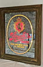 Vintage Strohs Beer Lighted Mirror Sign Bar One Beer Lover 1980 22