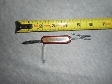 Vintage Mini Keychain Swiss Army Knife Keychain - FADED COMPANY LOGO - NO RESERV picture