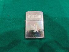Vintage Winston Gold Tone Firebird Cigarette Lighter Made In Korea picture