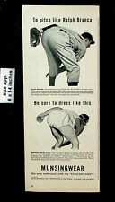 1946 Munsingwear Men Underwear Bend Over Baseball Pitch Vintage Print Ad 25582 picture