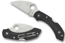 SPYDERCO Dragonfly 2 Wharncliffe Folding Satin Plain Blade FRN Handle C28FPWCBK2 picture