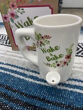 Wake ‘N Bake Coffee Pipe Mug, 420 Gift, Wake and Bake, Sip ‘N Smoke picture