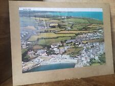 AERIAL PHOTOGRAPH OF MOELFRE, ANGLESEY ( real picture mounted on board).  picture