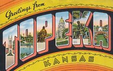 TOPEKA KS - Greetings From Topeka Postcard picture