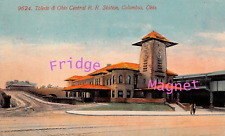 Columbus OH Ohio Train Railroad Depot Station Toledo Central Fridge Magnet 2x3 picture