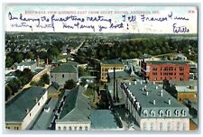 1908 Bird's Eye View Looking East From Court House Anderson Indiana IN Postcard picture