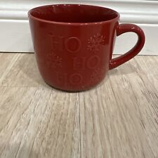 Threshold HO HO HO Red Holiday Mug, 16 oz Stoneware, New with tags NWOT picture