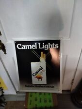 1978 Camel Lights Metal Advertising Sign 17x21