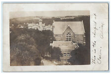 1906 View of Chapel at Peru Nebraska NE Posted Antique RPPC Photo Postcard picture
