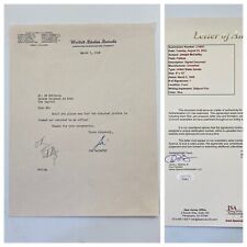 Senator Joseph Joe McCarthy Autograph 1948 Typed Signed Letter - JSA - FREE S&H picture