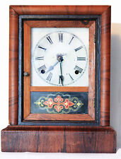 Early American Ansonia 8 Day Cottage Mantel Table Shelf Clock. Runs well. picture