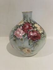 Antique Rosenthal Bavarian Porcelain 7” Floral Vase picture