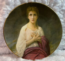 1979 Royal Cornwall  Porcelain Plate II Beauty of Bouguereau “Madeleine” picture