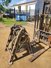 Antique Marine and Railroad Winch  Mfg H Channoh Co Large Cable WINCH Restore picture
