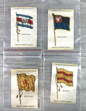 Lot of 4 Vtg Egyptienne Straights Cigarettes Tabacco Flags picture