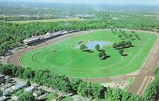 Saratoga Springs NY Horse Race Racing Thoroughbred Track Aerial Vtg Postcard D59 picture