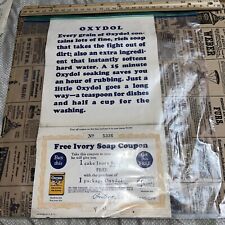Vintage Oxydol / Free Ivory Soap Cake Advertisement Coupon - Proctor + Gamble picture