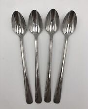 Set of 4 - Oneida Stainless Long Handle Iced Tea Spoons Flatware Oceanic picture