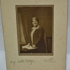 Antique Lg Cabinet Photo Dorondo Mills Liverpool Id'd John Traycey Sister Mary picture