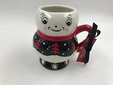 Johanna Parker Ceramic 18oz Winter Snowman Coffee Mug DD01B18002 picture