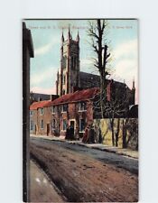 Postcard Street and R. C. Church Blackrock Ireland picture