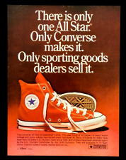 Converse All Star Sneaker 1973 Vintage Print Ad picture