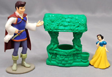 DISNEY SNOW WHITE and Prince Florian  w/ WISHING WELL  MINIATURE. picture