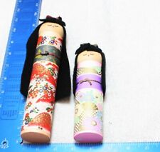 VINTAGE stylized Tube lady and daughter in kimonos JAPANESE Decorative dolls picture