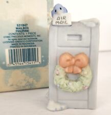 Precious Moments Sugar Town MAIL BOX Figure Item 456217 Retired 1998  2 Inches picture