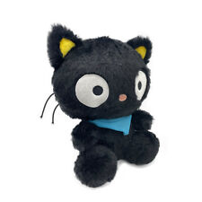 Sanrio Chococat Cat Plush Doll Toy Stuffed Blue Scarf Black Cat Anime Gift 25Cm picture