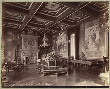 France, Château d'Anet, Salle des Gardes, ca.1880, vintage print print vi print picture