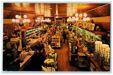 c1960's Interior Of Wall Drug The Unusual Drug Store Black Hills SD Postcard picture