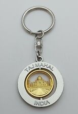 UNESCO - TAJ MAHAL India old vintage metal keychains, key ring, key  picture